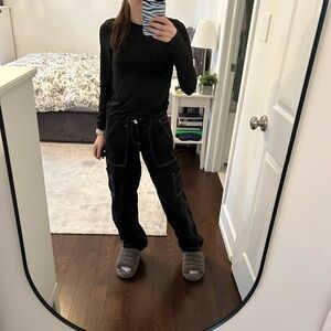 Black Women's Cargo Pants